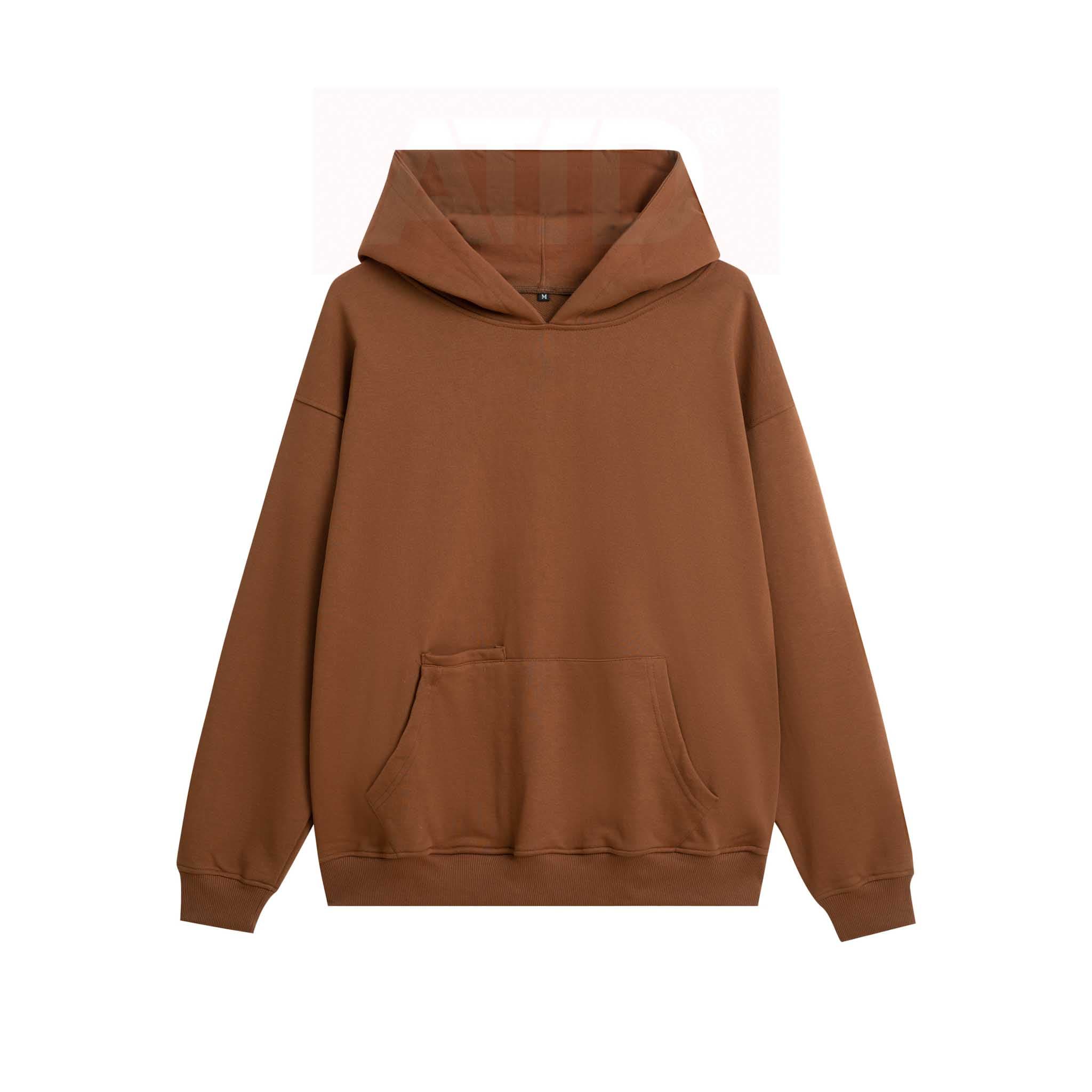Hoodie Oversize Nâu