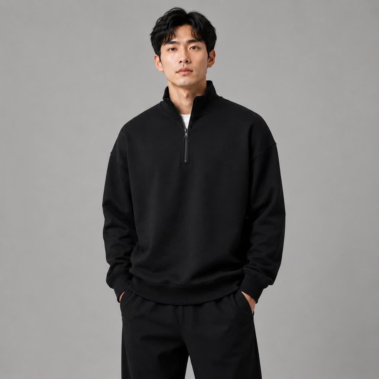Áo Sweater Half Zip